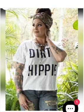 NWT Jaded Gypsy Dirty Hippie Graphic Tee